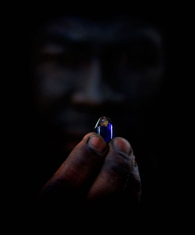 Tanzanite crystal