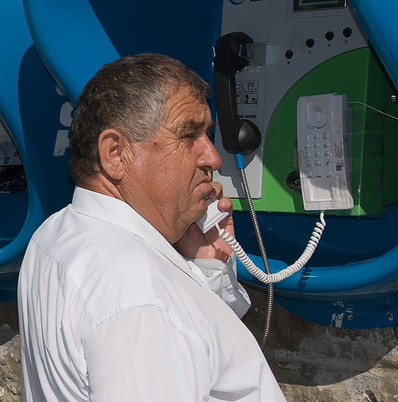 Public telephone in Dushanbe