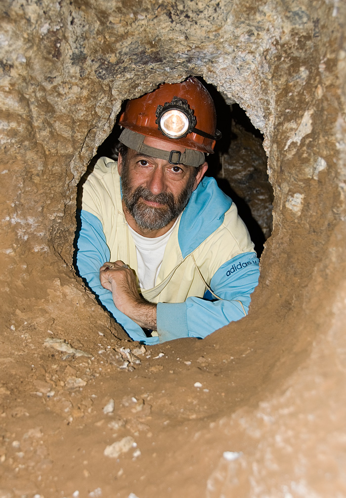 Dana Schorr inside Kuh-i-Lal